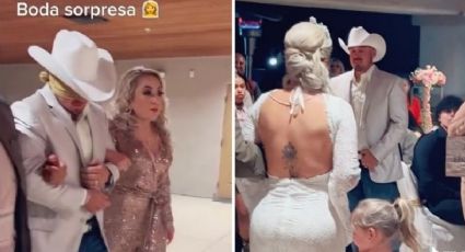 Mujer prepara boda sorpresa a su novio; al llegar al lugar estaba todo listo | VIDEO