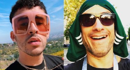 Gael García y Bad Bunny aparecen besándose en una fotografía