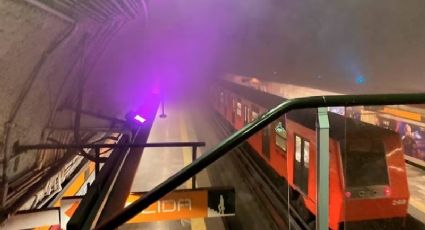 Incendio en metro de CDMX; en Barranca del Muerto usuarios viven momentos de angustia | VIDEOS