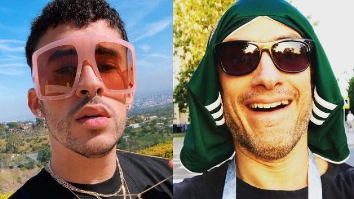 Gael García y Bad Bunny aparecen besándose en una fotografía