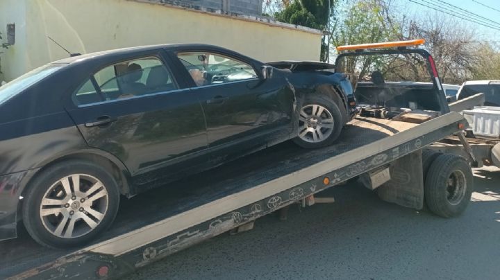 Choque de mujeres por omitir disco de alto en la Colonia Hipódromo