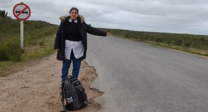 Maestra viaja de aventón 200 kilómetros diarios para dar clases a sus únicos dos alumnos