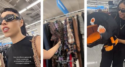 Sorprenden a Danna Paola en Ross Dress For Less surtiéndose de ofertas | VIDEO