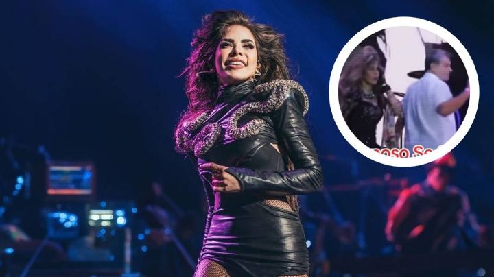¿Gloria Trevi había recibido un mal trato de su esposo en pleno escenario? Reviven vídeo