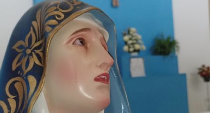 Niño descubre que la Virgen de los Dolores llora en El Chanal, Colima