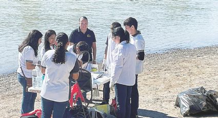 Miden estudiantes salud del río Bravo