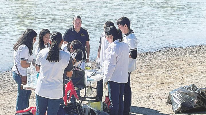 Miden estudiantes salud del río Bravo