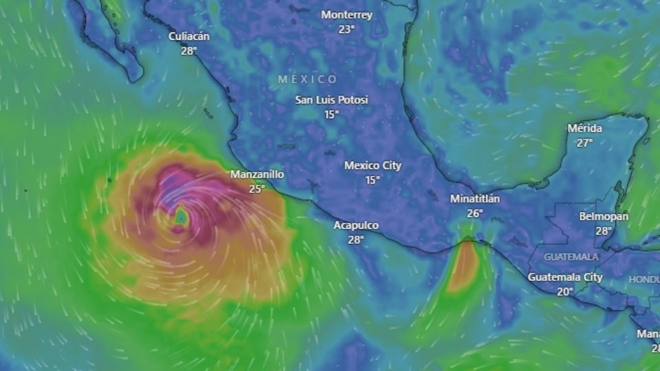 El huracán norma afectará severamente a los Estados cercanos al Pacífico noroeste con intensas lluvias, fuertes rachas de viento oleaje elevado