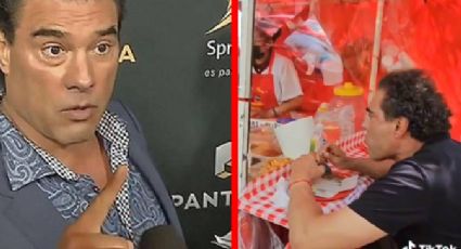 Captan a Eduardo Yáñez comiendo taquitos callejeros, ¡que humildad! | VIDEO