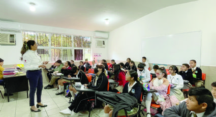 Reciben pláticas de cultura vial niños de primaria Arquímedes Caballero