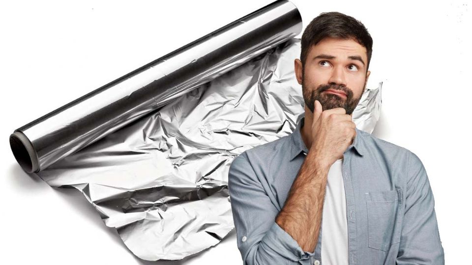 ¿El lado mate o brillante?, este es el lado correcto del papel de aluminio