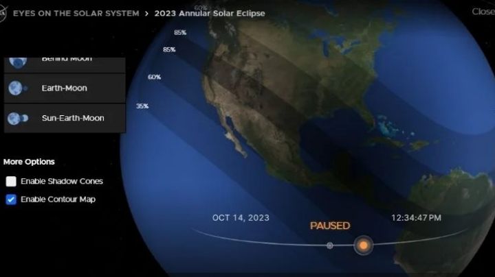 ¿En qué porcentaje de penumbra quedarán Nuevo León y Tamaulipas?; te lo decimos