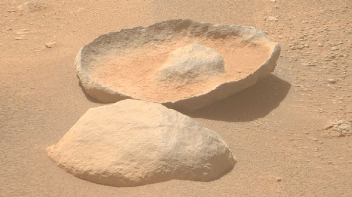 Mexicanos intergalácticos: encuentran en marte roca en forma de sombrero de charro