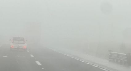 Precaución, reportan densa neblina en carretera Monterrey-Saltillo