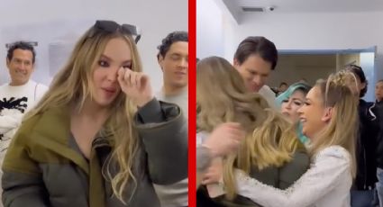 Así fue el reencuentro de Belinda con sus compañeros de 'Amigos X Siempre' | VIDEO