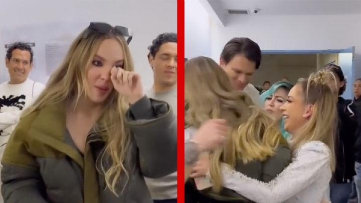 Así fue el reencuentro de Belinda con sus compañeros de 'Amigos X Siempre' | VIDEO