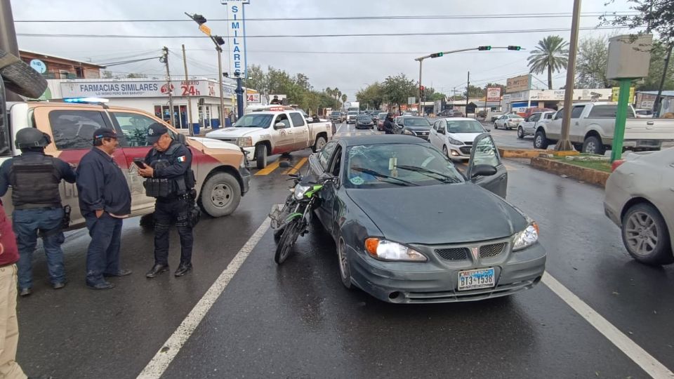 El accidente fue aparatoso, pero por fortuna nadie resultó con lesiones considerables.