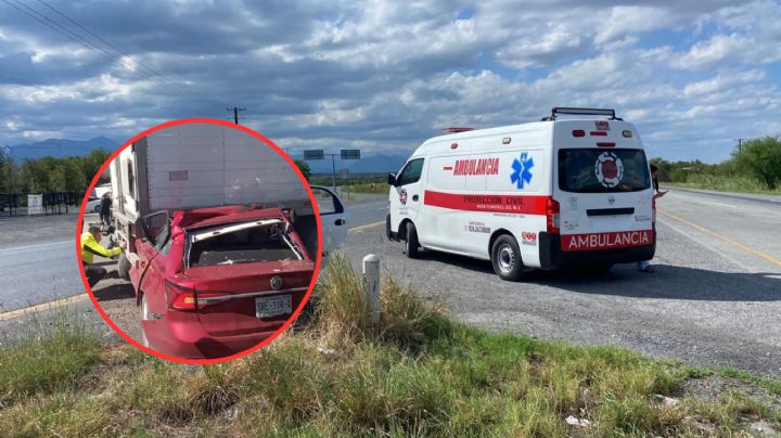 Trágico accidente: automovilista muere prensado bajo la caja de un tráiler