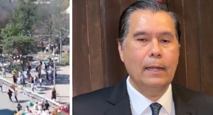 Suspenden desfile de la Revolución en ciudad de Nuevo León por supuestos disparos I VIDEO