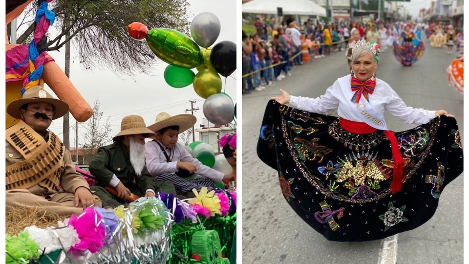 E desfile de la Revolución Mexicana en Nuevo Laredo