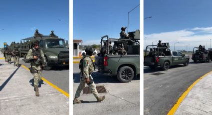 Llegan más elementos del Ejército Mexicano a Nuevo Laredo | VIDEO