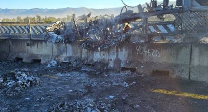 Trailero murió calcinado al volcar su unidad en autopista a Guadalajara