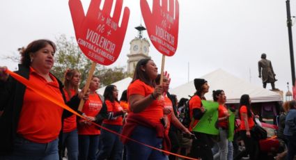 Marchan en Nuevo Laredo contra violencia hacia las mujeres | FOTOS