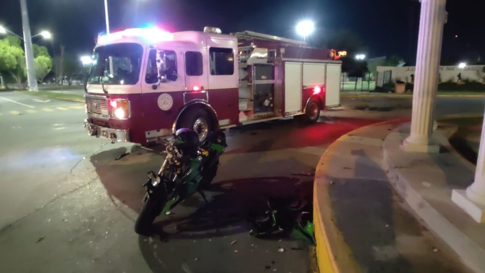 El conductor de la moto resultó con severas lesiones.