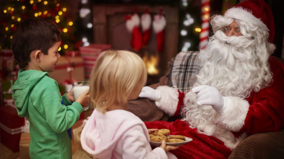 La ilusión de Santa Claus y la Navidad