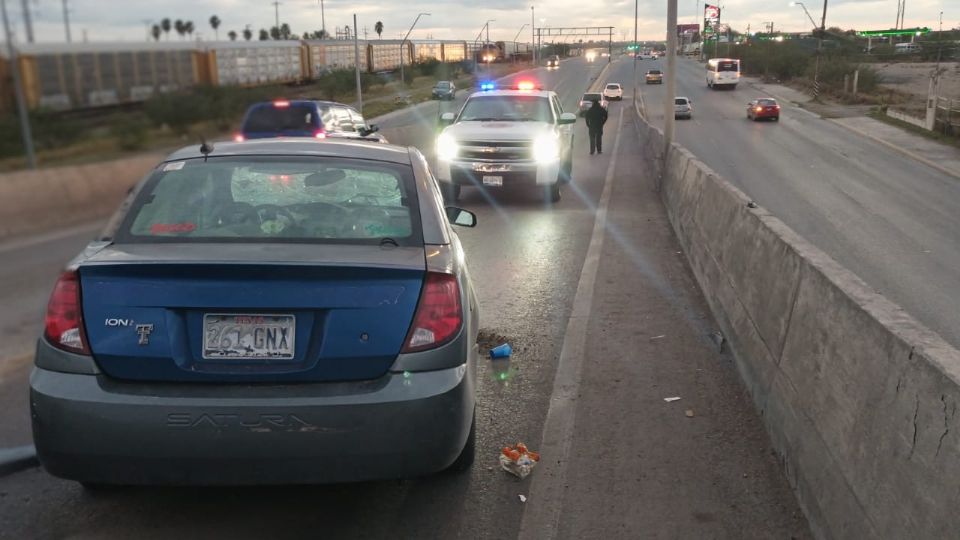 El accidente se registro esta mañana en Nuevo Laredo.