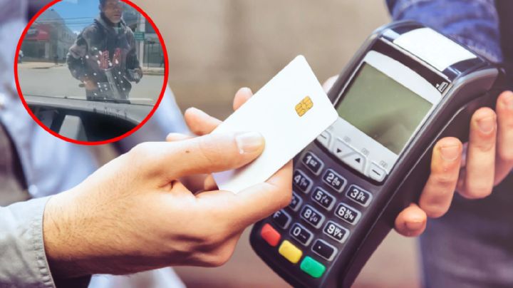 Limpiaparabrisas cobra su servicio con terminal bancaria: "Hay que modernizarse"