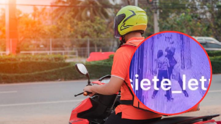 Repartidor abusa de jovencita al entregarle su paquete; todo quedó grabado | VIDEO