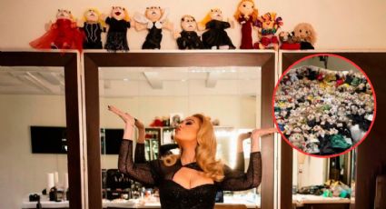 La asombrosa colección de muñecos obsequiados a Adele durante sus conciertos | VIDEO