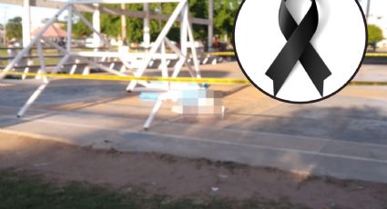 Trágica muerte de niño tamaulipeco al caerle encima portería metálica en parque público