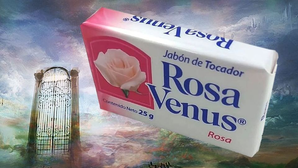 El icónicp jabón Rosa Venus