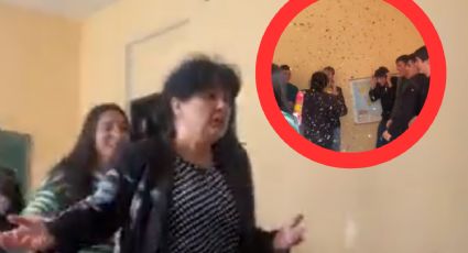 Alumnos fingen pelea para darle sorpresa a su maestra | VIDEO