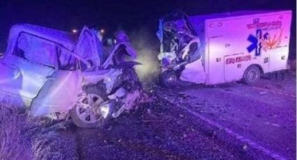 Fallecidos de choque entre ambulancia y camioneta eran de Zapata, Texas