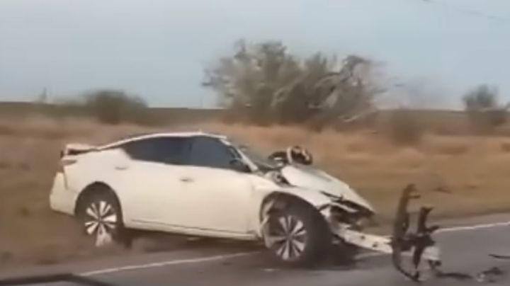 Brutal accidente deja un muerto en choque de frente en el condado de Webb