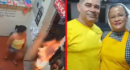 Mujer le prende fuego a su esposo; fue por un ataque de celos | VIDEO