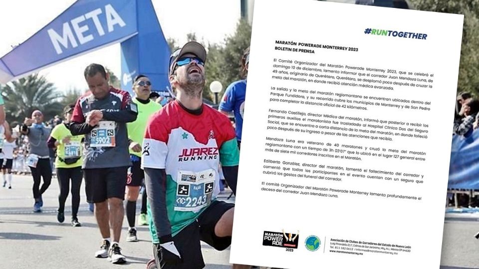 Luto en el maratón de Monterrey