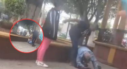 Hombre pateó en la cabeza a adulto de la tercera edad; presuntamente asustó a su hija | VIDEO