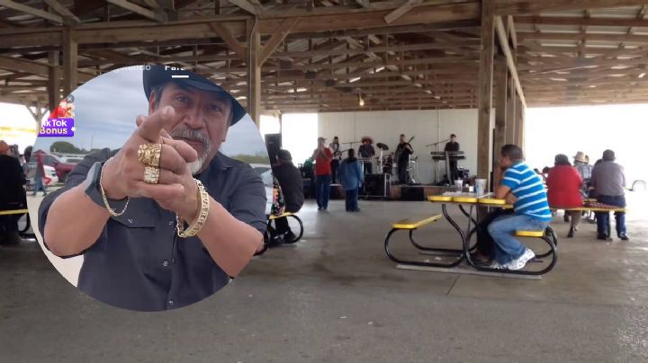 Abuelito presume outfit de 12 mil dólares en pulga de Texas y saca pasos prohibidos | VIDEO