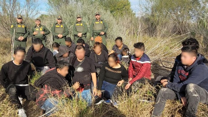 En Laredo, Patrulla Fronteriza interceptó a 17 indocumentados; había niños