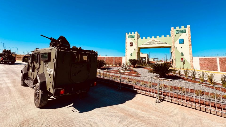 El presidente López Obrador inaugurará el Regimiento de Caballería Motorizado.