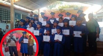 Papá va a la graduación de su hija con ropa de trabajo; no quería perderse nada | FOTO