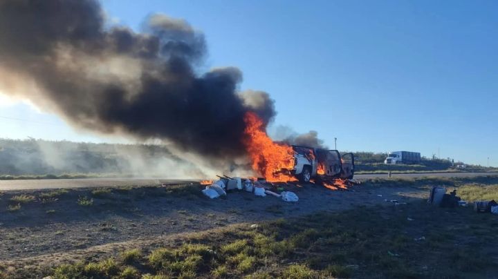 Paisanos de Dallas, Texas, pasarán terrible Navidad; se les quema camioneta con regalos