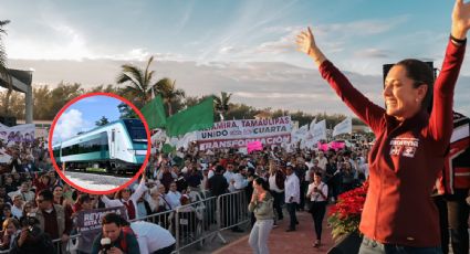 Sheinbaum va por tren Nuevo Laredo-Monterrey