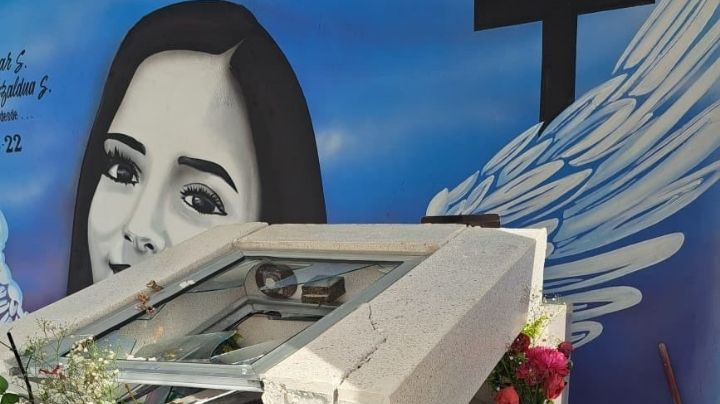 Vandalizan tumba de Debanhi Escobar en Nuevo León I FOTOS
