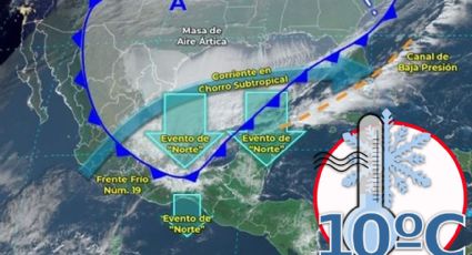 Frente Frío 19 amenaza con heladas de hasta -10 grados por 4 días para estos Estados