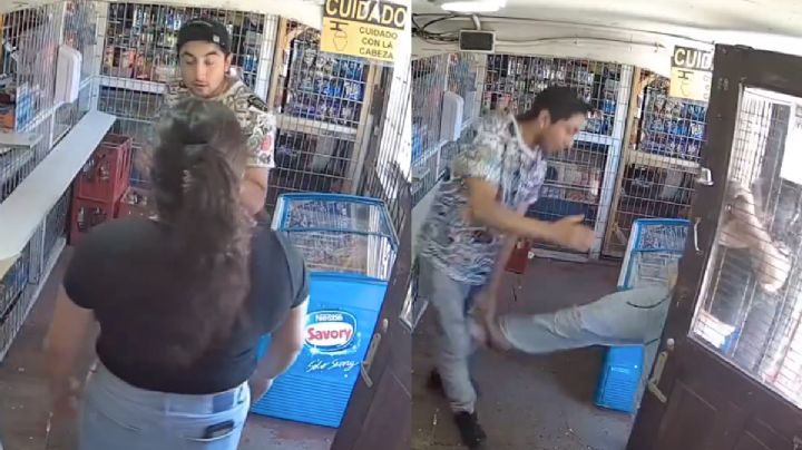 Depravado entra a tienda y ataca a mujer; dama se defiende y lo encierra